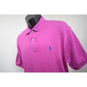 Polo Ralph Lauren Golf Polo Pink Classic Fit Short Sleeve Mens Size Large